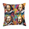 Radiant Shakespeare Throw Pillow