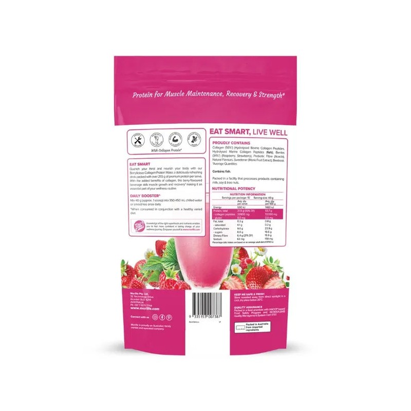 Morlife Protein Water Berrylicious 400G