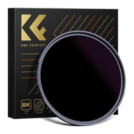 K&F Concept 52mm ND100000 Filter, 16.6 Stop Fixed ND Optical Glass Grey Neutral Density Filter for Camera Lens (Nano-X Series)