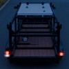 PVerandio 2pcs Submersible Square LED Trailer Light Kit 12V Red