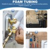 PATIKIL Pipe Insulation Foam Tube, Heat Preservation Foam Pipe Outdoor