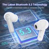Renimer Bluetooth Headphones, Bluetooth 5.3 Stereo HiFi Headphones with 4