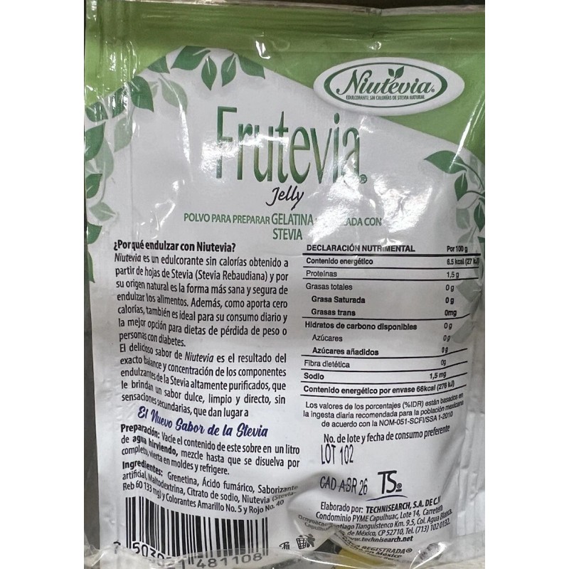Frutevia 3 FRUTEVIA Gelatin Dessert Sugar Free Pineapple . Gelatina