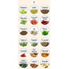 Unknown 36 Stickers Jars Spice Jars 2 Sets
