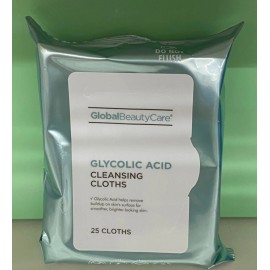 Global Beauty Care glycolic acid cleansing cloths 3 packs