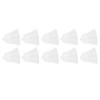 10PCS Hearing Amplifier Domes Replacement Silicone Soft Earplug Eardrum Heads