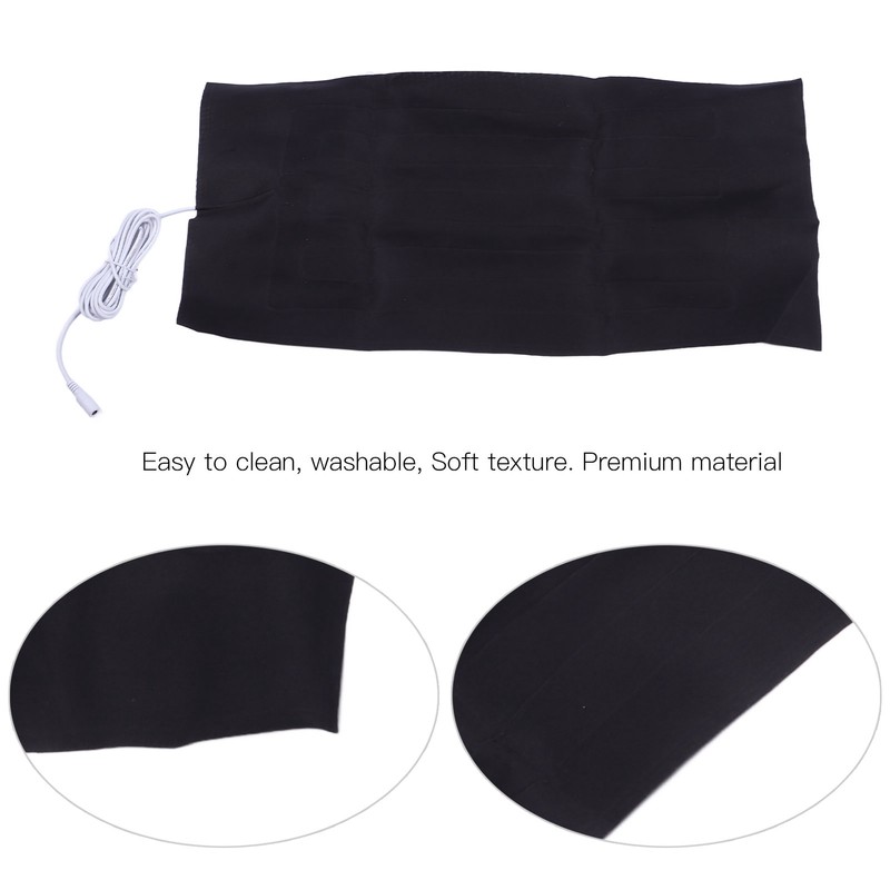 Heating Pad 12V Soft Texture Quick Heating Easy Cleaning Washable