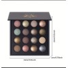 UCANBE Baked Eyeshadow Makeup Palette w/Hidden Gems 16 Color SUNKISSED