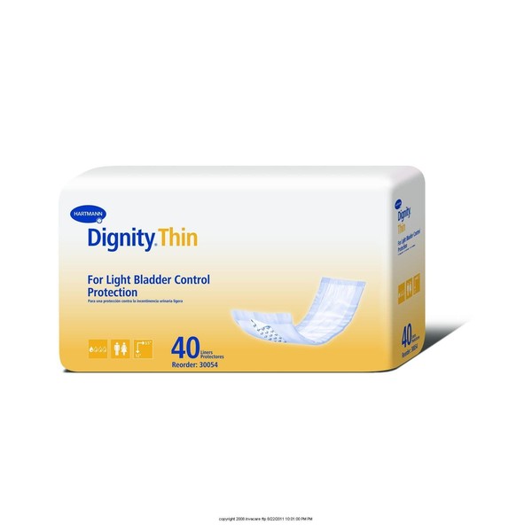 Dignity Thin Liners, Dignity Thinserts Liners, (1 PACK, 40 EACH)