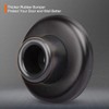 KOVOSCH Concave Wall Door Bumper Stop Black – 2-1/2” Outside