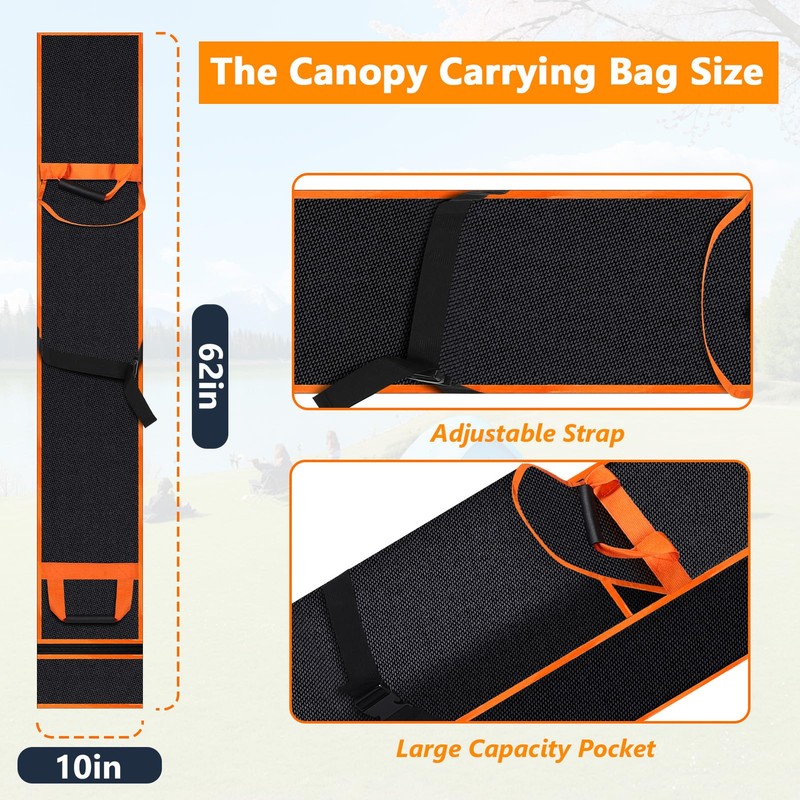ZEMBSOYA Canopy Bag Replacement for 10 x 10 Up Canopy