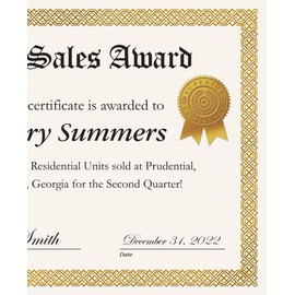 Great Papers! Starburst Ribbon Embossed and Gold Foil Certificate Seal, 1.75", 48 Count (903418)