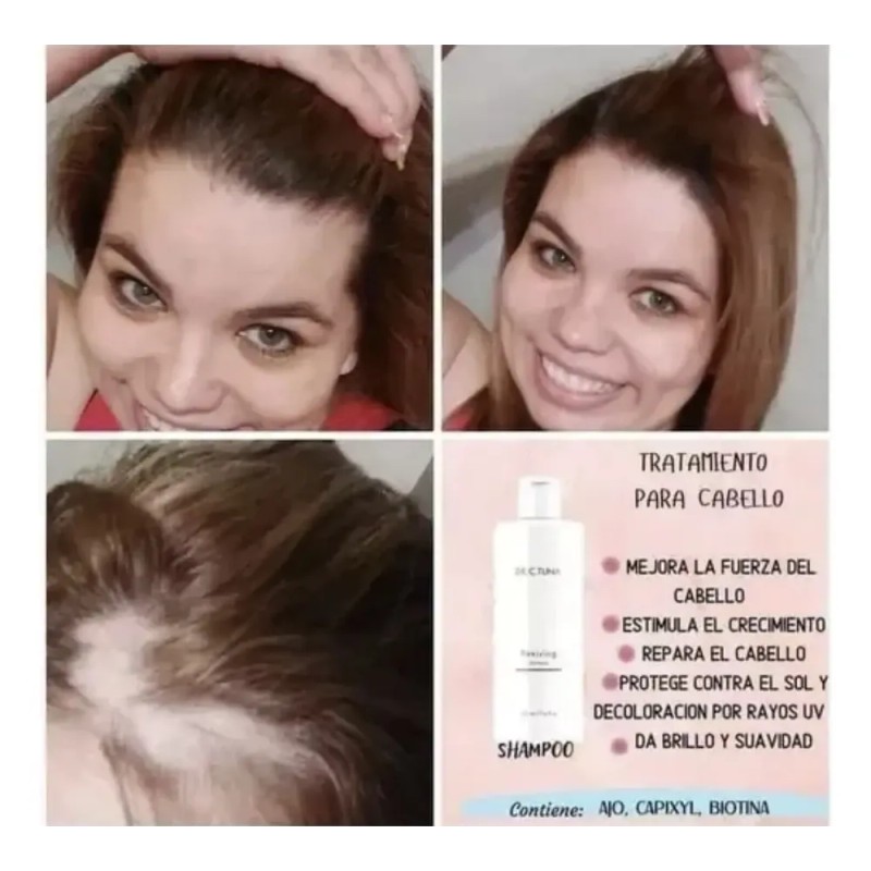 Set Reviving Farmasi Shampoo, Mascarilla Y Aceite De Ajo