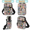 84hoods Crossbody Phone Bag with Adjustable Strap. Small Waterproof Cell