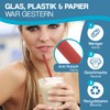 Hely ClickStraw Straw Set, Reusable Straws Made of Recyclable Plastic,