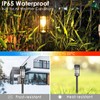 Mancra Solar Pathway Lights, 8 Pack LED Solar Lights Outdoor