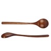 4 Pcs Wooden Spoon Exquisite Japanese Style Long Handle Large