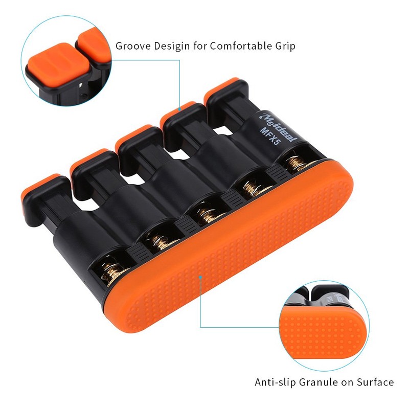 Guitar Finger Exerciser, Hand Strengthener Trainer Tension Exerciser Grip for