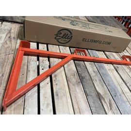 Ellis Manufacturing Newell Leading Edge Protection Rail – Foldable & Fixed Design for Easy Setup & Transport, Steel Construction, Baked Powder Coat Finish, 42" Height (Fixed 15 lb)