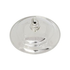 RCH Hardware CN-BR05-152 Brass Round Ceiling Canopy, 6 Inch, Polished Nickel