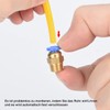 Push-Fit Connector, Quick Connector, Pack of 5 Pneumatic Screw Connection