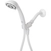 Aqua Vista 3-in. White Handheld Shower Head with 3 Spray