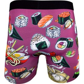 Good Luck Undies Men's Sushi Boxer Brief Underwear, XX Large