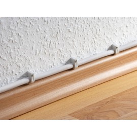 Meister Meister Express-Schelle 7 - 11 mm - wei? - 50 Stck im praktischen Set - Zur Fixierung von Kabeln & Leitungen - Inkl. vormontiertem Nagel / Haftclips / Kabelschellen / Nagelschellen / 7454150