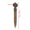 HERCHR Letter Opener with Steel Handle, Rustproof, 12.8 cm, Letter