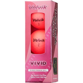 VOLVIK VIVID20 LD Pink Ball 1 Sleeve (3 Pieces) FF