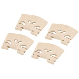 sourcing map 3/4 Violin Bridge Maple Wood Violin Parts for 3/4 Violin, Pack of 4