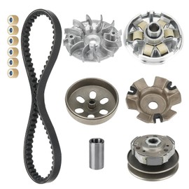 Clutch and Variator Assembly Set with 743 belt for GY6 125cc&150cc 152QMI 157QMJ 4-Stroke Engine Scooter ATV Taotao Roketa Sunl