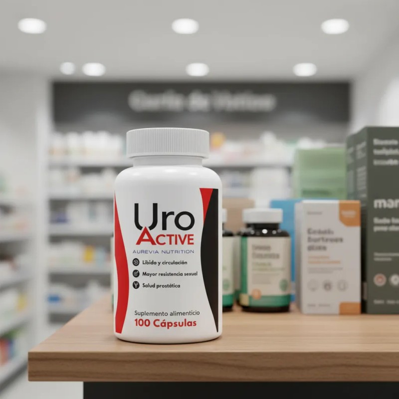 Uro Active Suplemento Alimenticio 100 Capsulas Apoyo Prostat