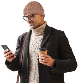 TINKUY Peru Alpaca Wool Men's & Women's Warm Soft - Cuffed Slouchy - Beanie Hat, Desert