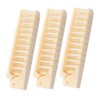 WOONEKY 3pcs Portable Hair Brush for Women Double Headed Comb