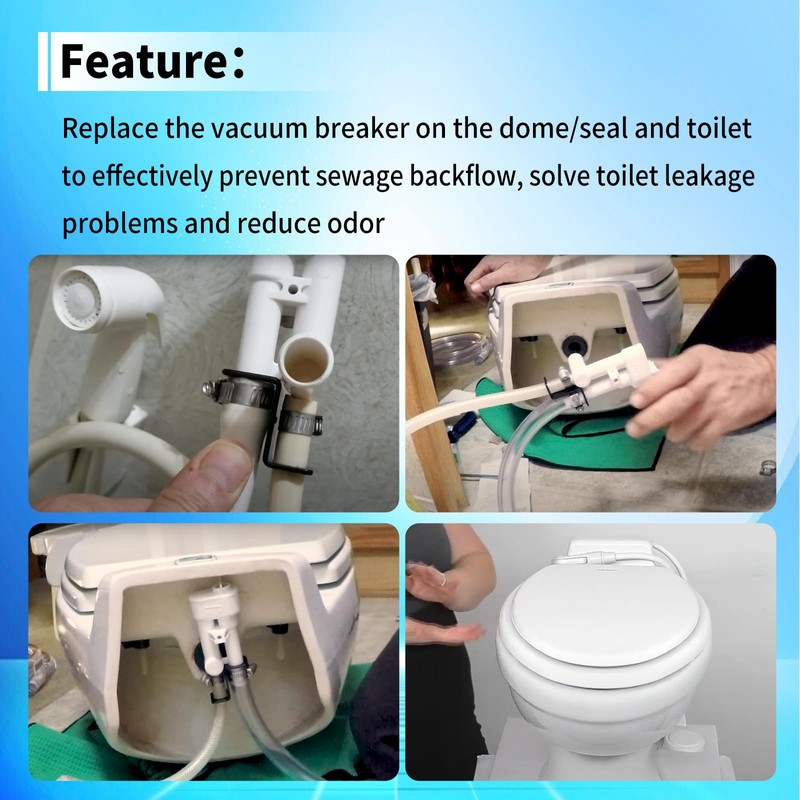 385230325 Toilet Vacuum Breaker,Kit Fit for Hand Spray Replacement for