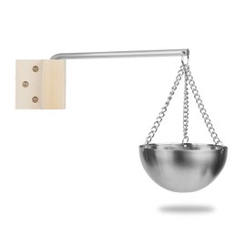 Vindar Red Cedar Sauna Aromatherapy Bowl Sauna Oil Cup Sauna Oil Holder Essential Oil Fragrance Diffuser Bowl for Sauna and Spa