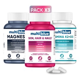 Multiblue Strong Core: Magnesio + Colageno + Vitaminas
