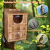 Owl House Bird Houses for Outside Owl Box 14.6×9×8.7 inches