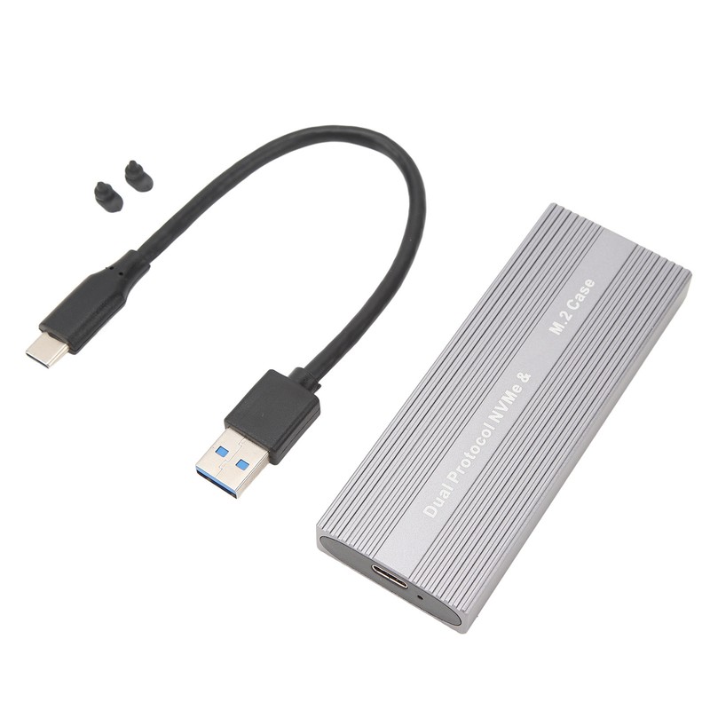 M.2 Nvme PCIE NGFF SATA SSD Enclosure Type C Port
