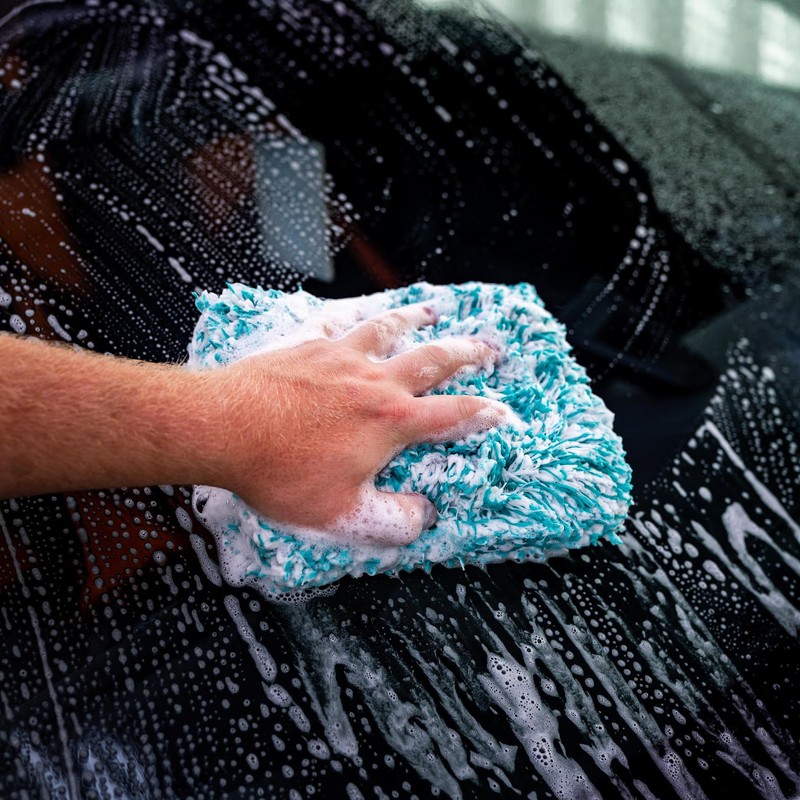 Auto Finesse Plush Microfibre Wash Pad - Extra Thick, Swirl-Free