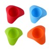 NentMent 4 Pack Egg Cups Serving Holder Silicone Stand Base