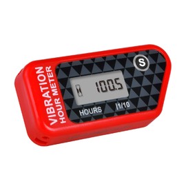 Jayron Wireless RE-SETTABLE Vibration Waterproof Hour Meter for Generator Outboard Motor Dirtbike Compressor Lawn Mower Motorcycle Chainsaw