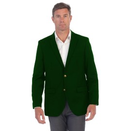 Gioberti Mens Formal Hunter Green Blazer Jacket, Size 44 Long