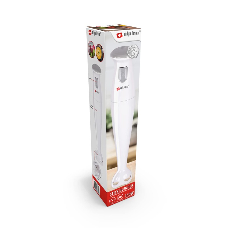 alpina Hand Blender - Purée Stick - for Soups and