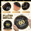 Sunnyray 100 Pack Birthday Party Plates Cheers to 50 Years