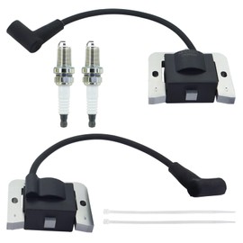 2 Pcs REMEDART 24-584-45-S Ignition Coil Replaces For Kohler 24-584-01-S 24-584-201-S 24-584-04-S 2458445 66-584-10-S For CH20S CH620 CH730 CV18 SV710 SV830 MIA11292 MIU11542 M132370 with Spark Plug