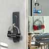 Robust 4-Digit Combination Padlock - Wide Shackle Safety Lock -