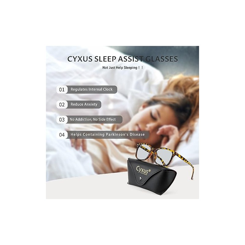 Cyxus Magic Glasses, Blue Light Reduction, Wellington Shaped, UV Protection,