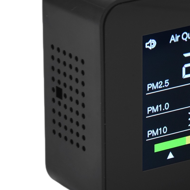 8 in 1 Air Quality Monitor with Gravity Sensor Carbon